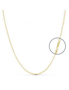 18K CADENA ORO AMARILLO MACIZA CARTIER 40CM 1 MM