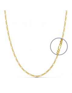 18K CADENA ORO AMARILLO MACIZA CARTIER 3X1 45CM 1.7 MM