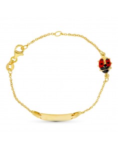 18K ESCLAVA ORO AMARILLO MARIQUITA 16 CM