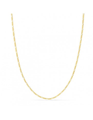 18K CADENA ORO AMARILLO MACIZA  CARTIER 3X1. LARGO 40CM ANCHO 1 MM