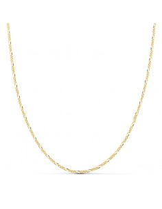 18K CADENA ORO AMARILLO MACIZA CARTIER 3X1 60CM 1 MM