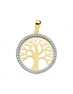 18K COLGANTE ARBOL DE LA VIDA. 20 MM.