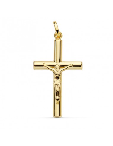 18K CRUZ CRISTO HUECA 28 X 18 MM. 3X2 MM