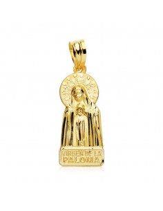 18K SILUETA VIRGEN DE LA PALOMA 22 X 9 MM