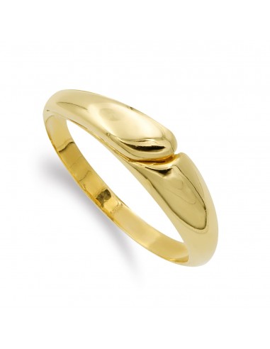 18K SORTIJA ORO AMARILLO LISA BANDAS 5 MM CUERPO 2 MM