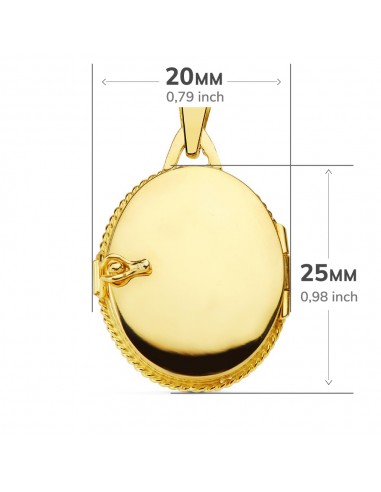 18K COLGANTE NÁCAR MANO DE FATIMA 20 MM.