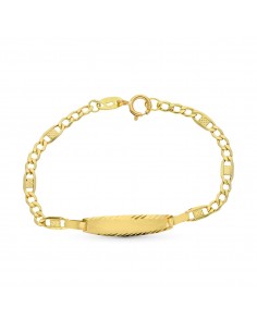 18K ESCLAVA ORO AMARILLO 1ª POSTURA 11.5 CM 3 MM