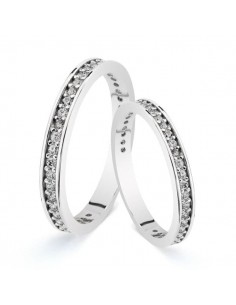 18K ALIANZA ORO BLANCO CIRCONITAS. 2.30GRS. N10