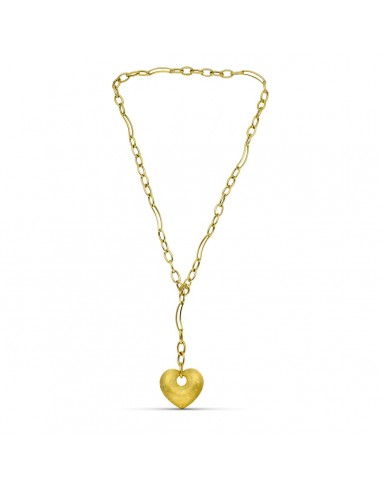 18K GARGANTILLA ORO AMARILLO HUECA CORAZON