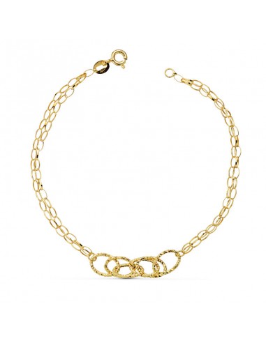 18K PULSERA ESLABONES 18,5CM. 1.75GR