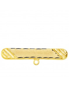 18K ALFILER ORO AMARILLO TALLADO 30X5 MM