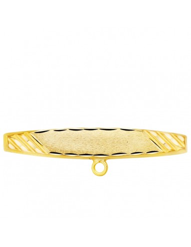 18K ALFILER ORO AMARILLO TALLADO 30X5 MM
