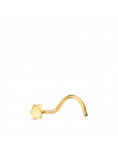 18K PIERCING ORO AMARILLO NARIZ ESTRELLA 3MM (PEDIDO MINIMO 3 UNIDDES)