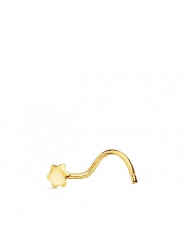 18K PIERCING ORO AMARILLO NARIZ ESTRELLA 3MM (PEDIDO MINIMO 3 UNIDDES)