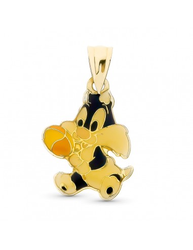 18K COLGANTE ORO AMARILLO SILVESTRE. 20X15 MM