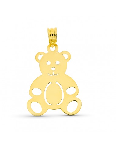 18K COLGANTE ORO AMARILLO OSO LASER. 30X21 MM