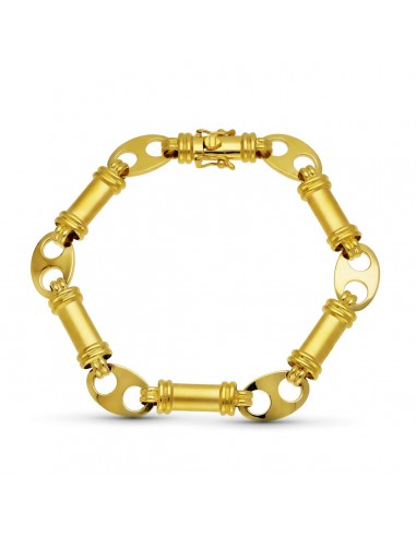 18K PULSERA ORO AMARILLO ESLABONES