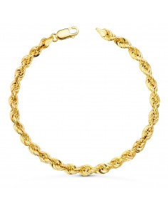 18K PULSERA ORO AMARILLO CORDON SALOMONICO. ANCHO: 5 MM. LARGO: 20 CM