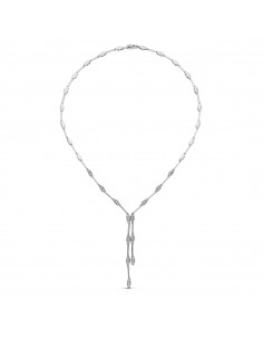 18K GARGANTILLA ORO BLANCO CIRCONITAS