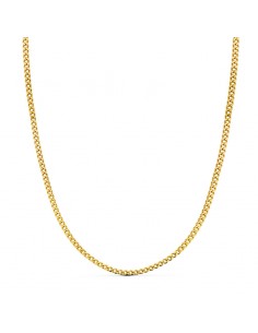 18K CADENA BARBADA MACIZA 60CM. 3MM. 20,60 GRS
