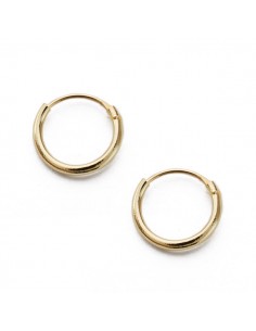 18K AROS REDONDOS LISOS LIGEROS. 9 X1.20MM.