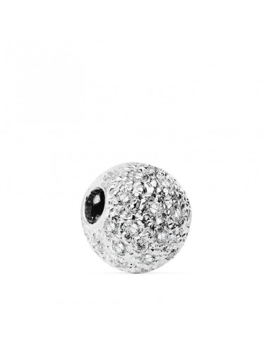 18K COLGANTE ORO BLANCO BOLA 11 MM