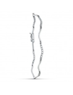 18K PULSERA ORO BLANCO CIRCONITAS