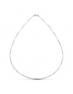 18K GARGANTILLA ORO BLANCO CIRCONITAS