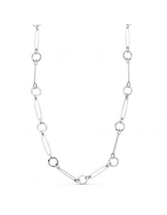 18K GARGANTILLA COLLAR ORO BLANCO 45CM