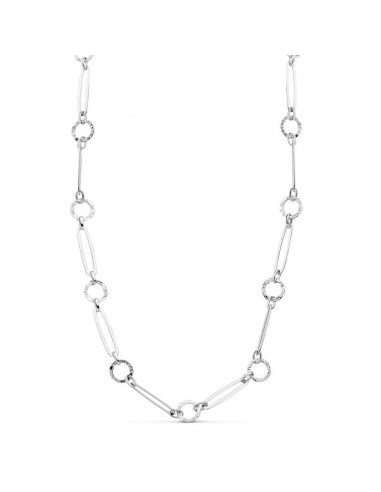 18K GARGANTILLA COLLAR ORO BLANCO 45CM