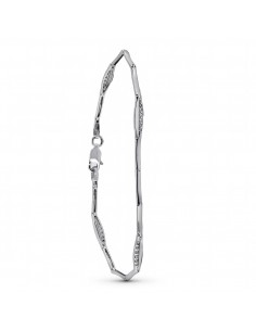 18K PULSERA ORO BLANCO CIRCONITAS