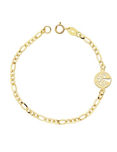 18K PULSERA ORO AMARILLO CARTIER 18CM ARBOL VIDA