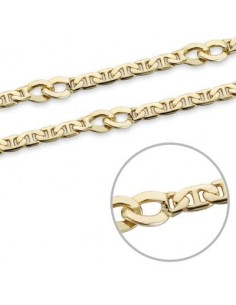 18K CADENA MACIZA. 60CM. 4MM. 14.55GR.