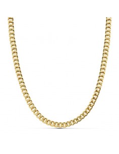 18K CADENA BARBADA HUECA 45CM 5,5 MM
