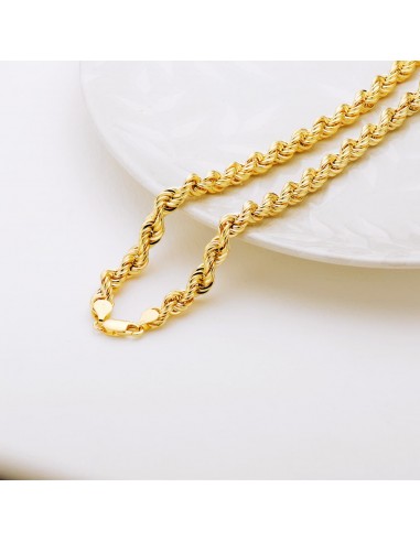 18K CORDON SALOMONICO ORO AMARILLO 60CM LIGERO 7,7 MM.