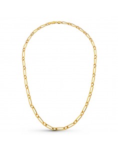 18K CADENA ORO AMARILLO CARTIER HUECA 50CM 4.5 MM