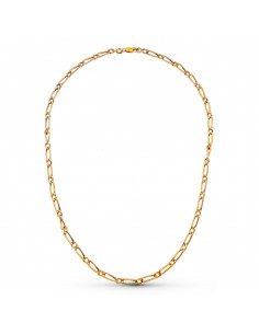 18K CADENA ORO AMARILLO CARTIER HUECA 50CM 4 MM