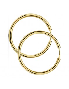 18K AROS REDONDOS LISOS LIGEROS 35X2.5MM.