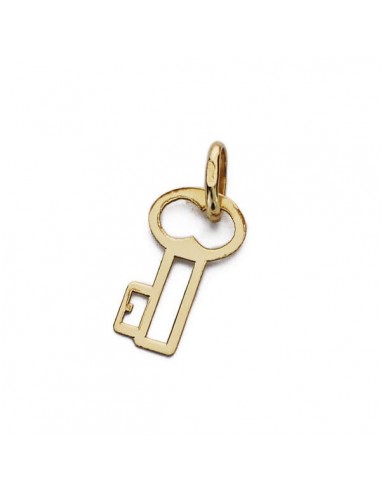 18K COLGANTE AMULETO ORO AMARILLO LLAVE 27X7 MM