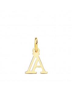 18K COLGANTE ORO AMARILLO LETRA " A " 11X9 MM