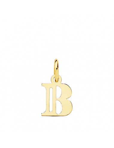18K COLGANTE ORO AMARILLO LETRA " B " . 11X9 MM