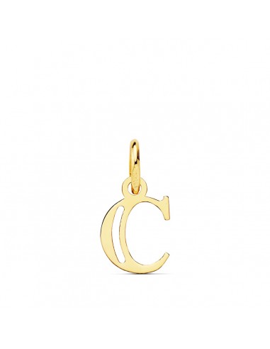 18K COLGANTE ORO AMARILLO LETRA " C " 11X9 MM