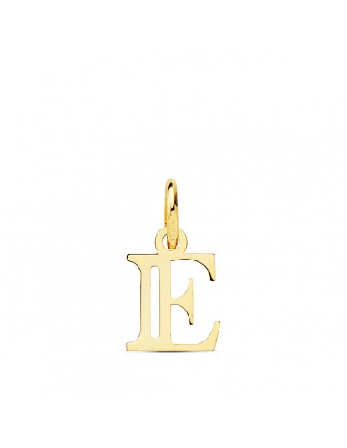 18K COLGANTE ORO AMARILLO LETRA " E " 11X9 MM