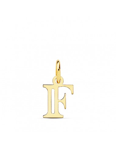 18K COLGANTE ORO AMARILLO LETRA " F " 11X8 MM
