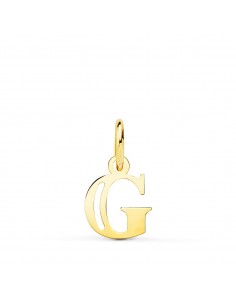 18K COLGANTE ORO AMARILLO LETRA " G " . 11X9 MM