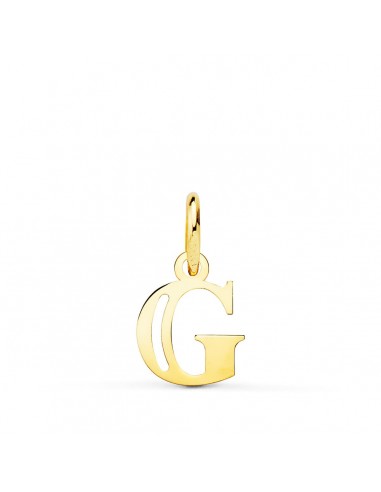 18K COLGANTE ORO AMARILLO LETRA " G " . 11X9 MM