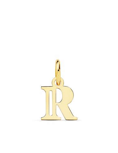 18K COLGANTE ORO AMARILLO LETRA " R " 11X9 MM