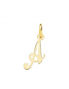 18K COLGANTE ORO AMARILLO LETRA " A " 14X7 MM