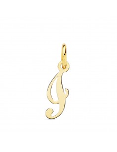 18K COLGANTE ORO AMARILLO LETRA " I " 14X7 MM