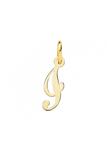 18K COLGANTE ORO AMARILLO LETRA " I " 14X7 MM